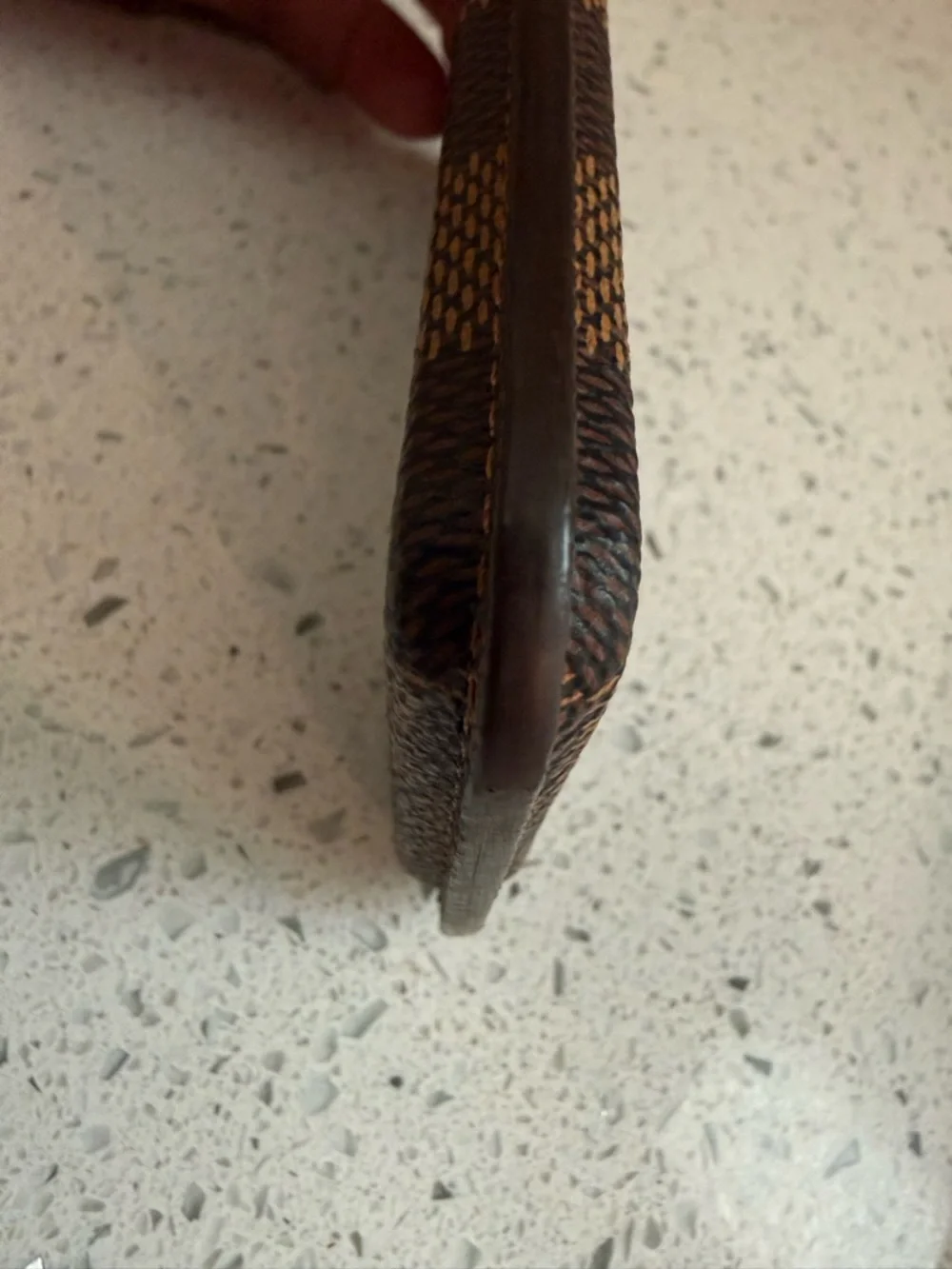 Louis Vuitton Brown Damier Ebene Checkered Card Case - Picture 3 of 4